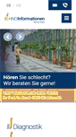 Mobile Screenshot of hno-informationen.de